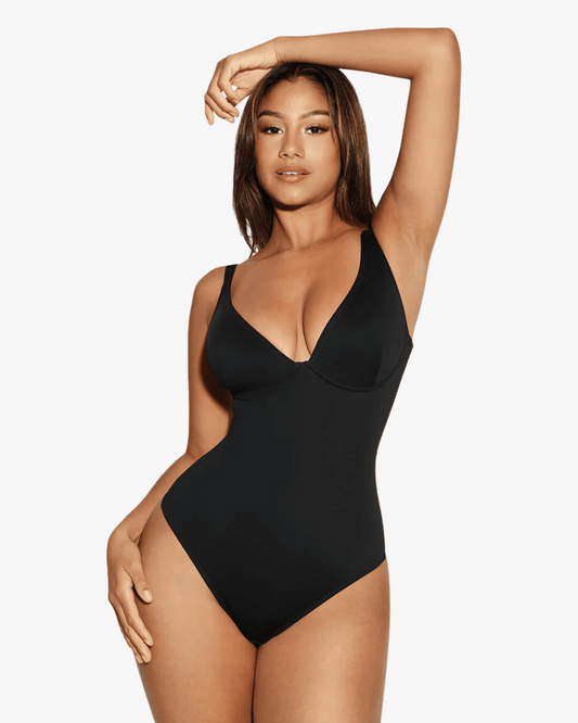 Seamline™ - Deep V Thong Bodysuit