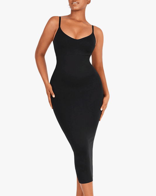 Seamline™ - Shaping V-Neck Midi Dress