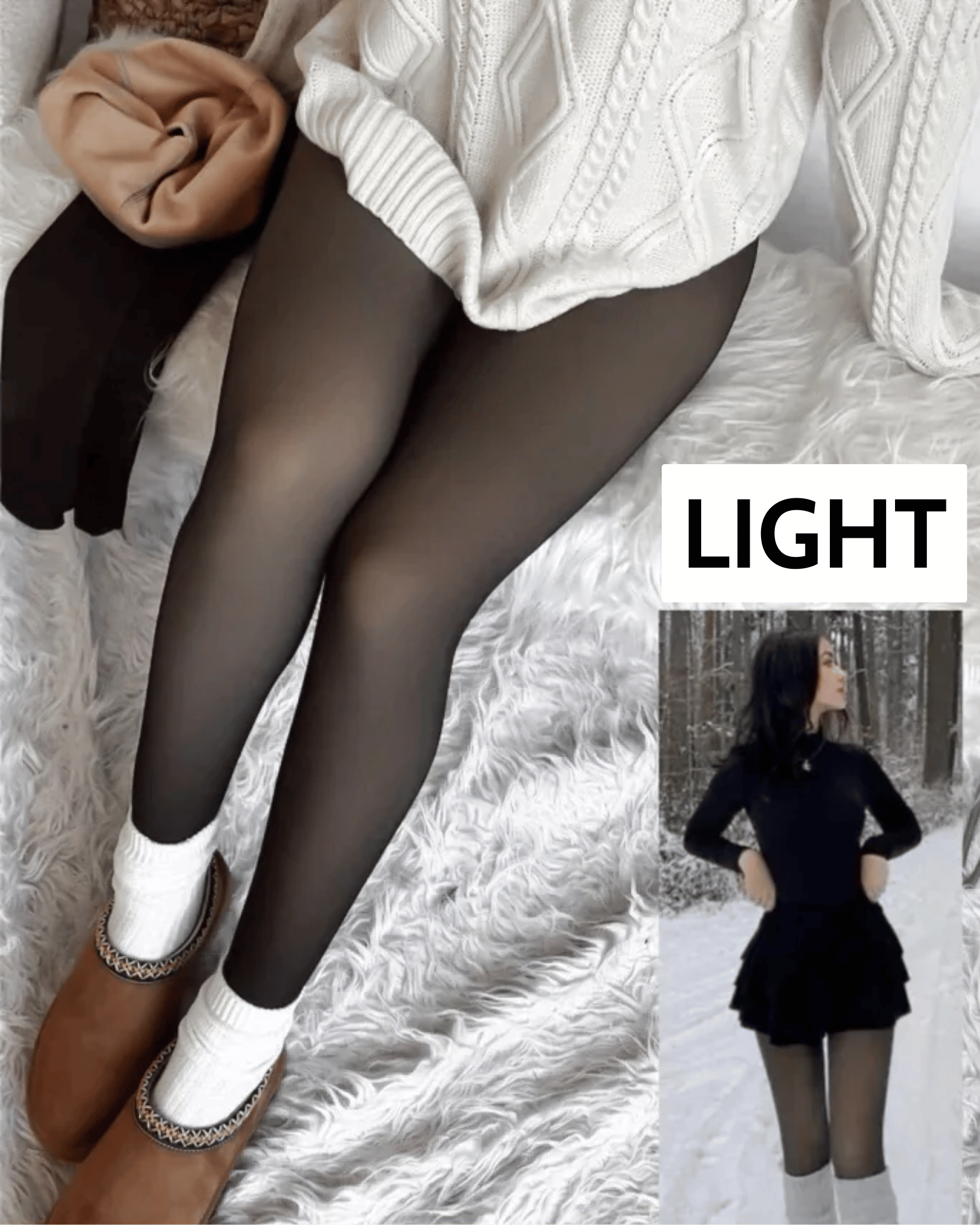 High-Waisted Shaping Fleece Leggings