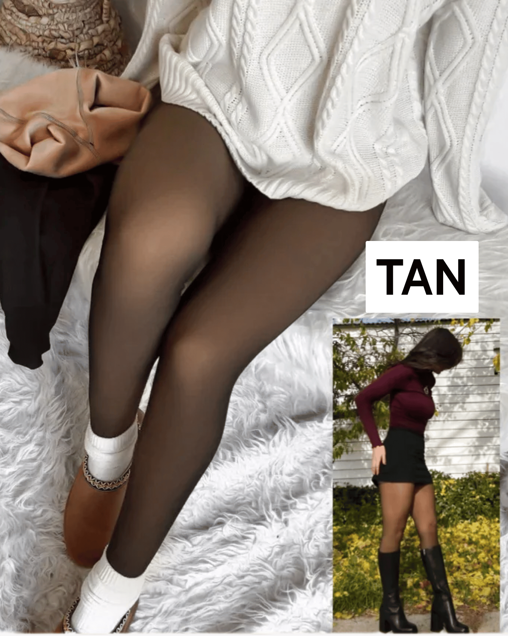 High-Waisted Shaping Fleece Leggings