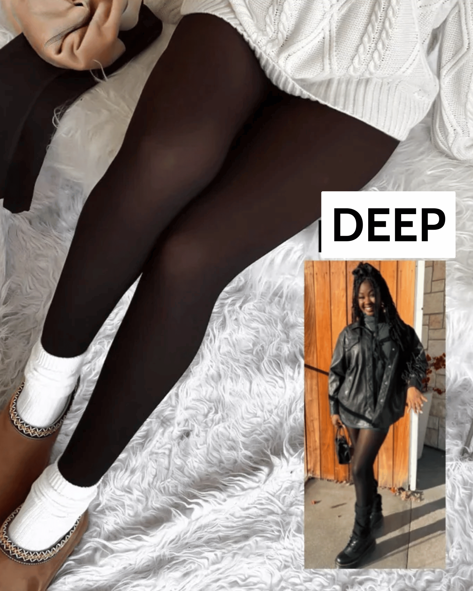 High-Waisted Shaping Fleece Leggings