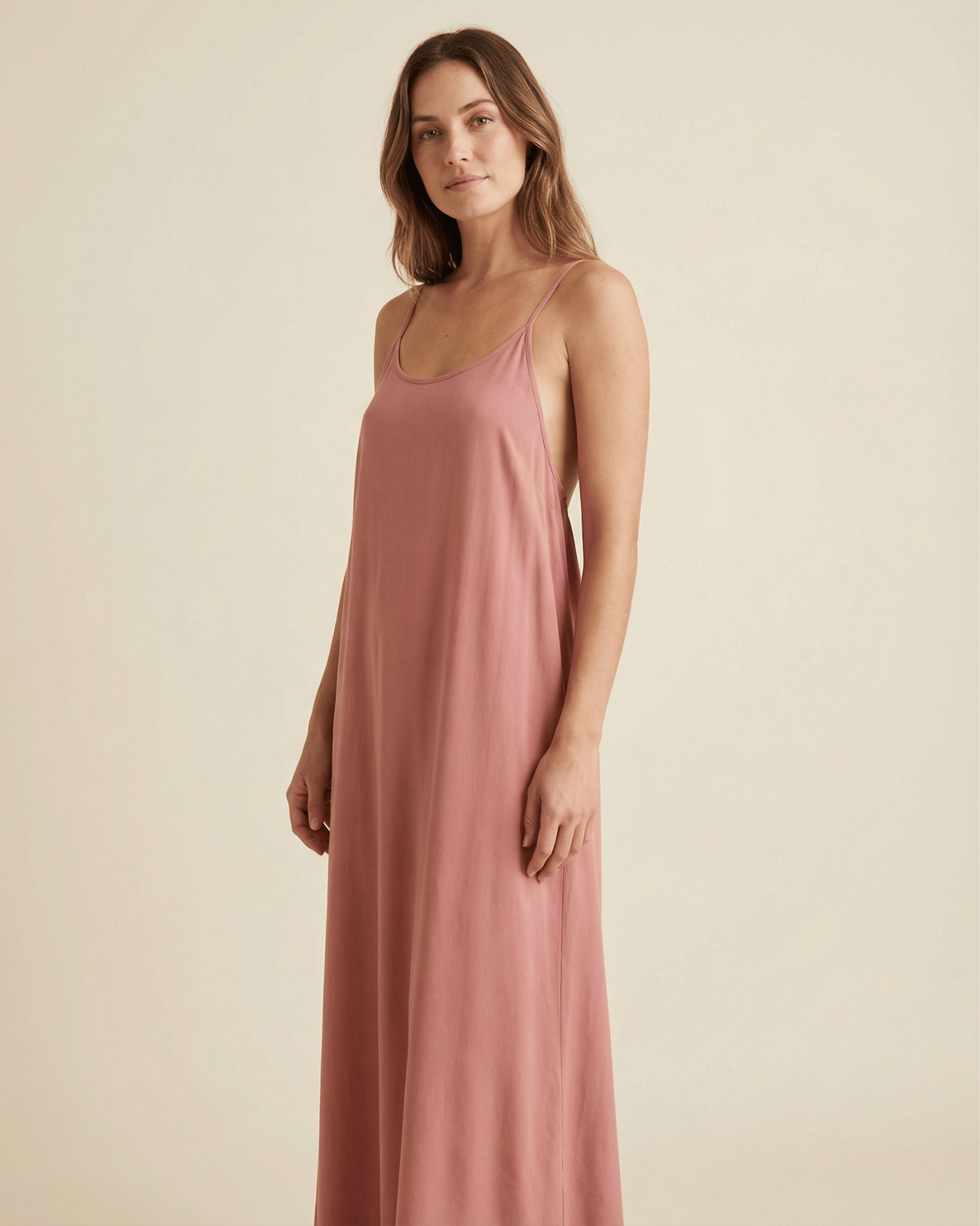 Backless Maxi Cami Dress