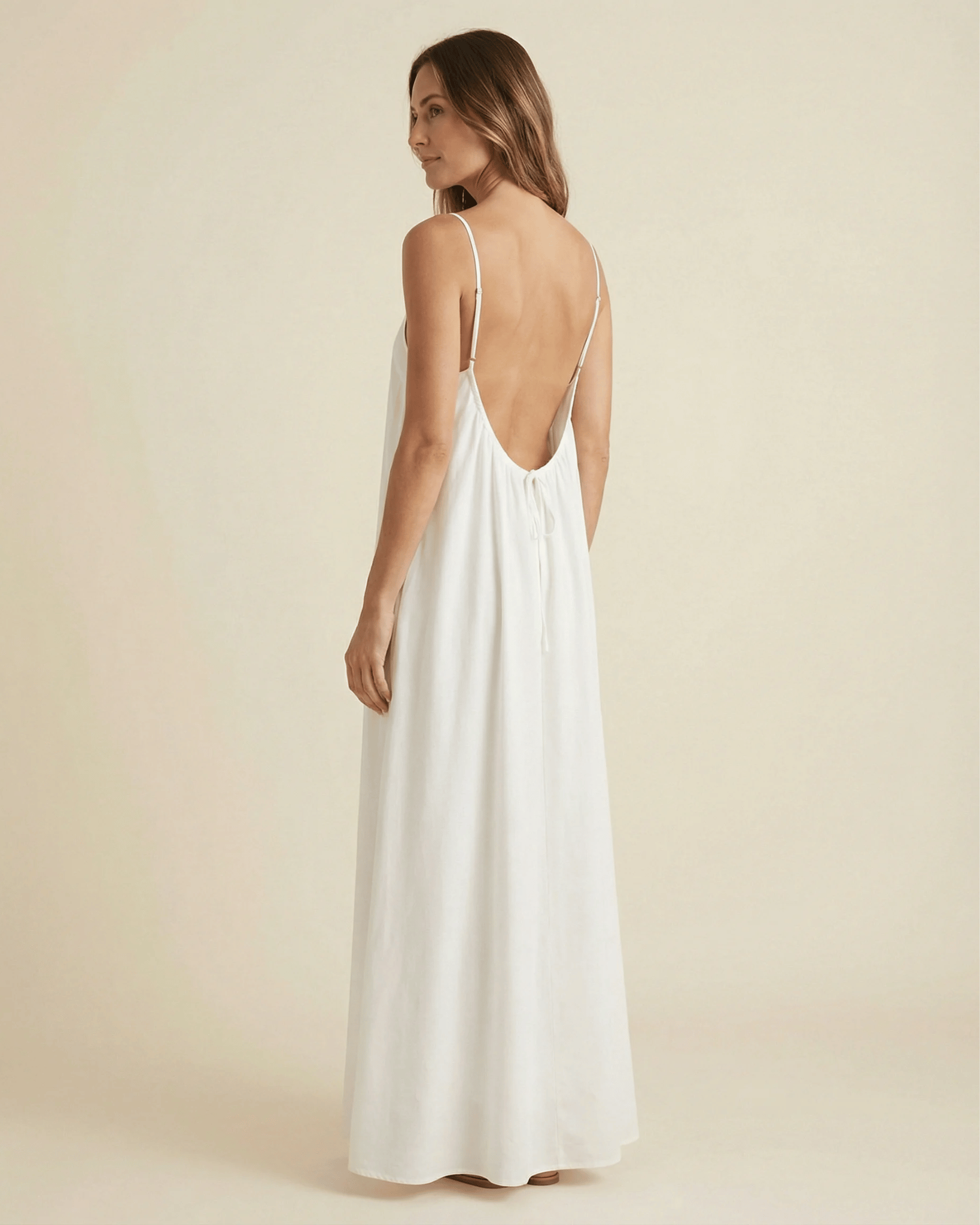 Backless Maxi Cami Dress