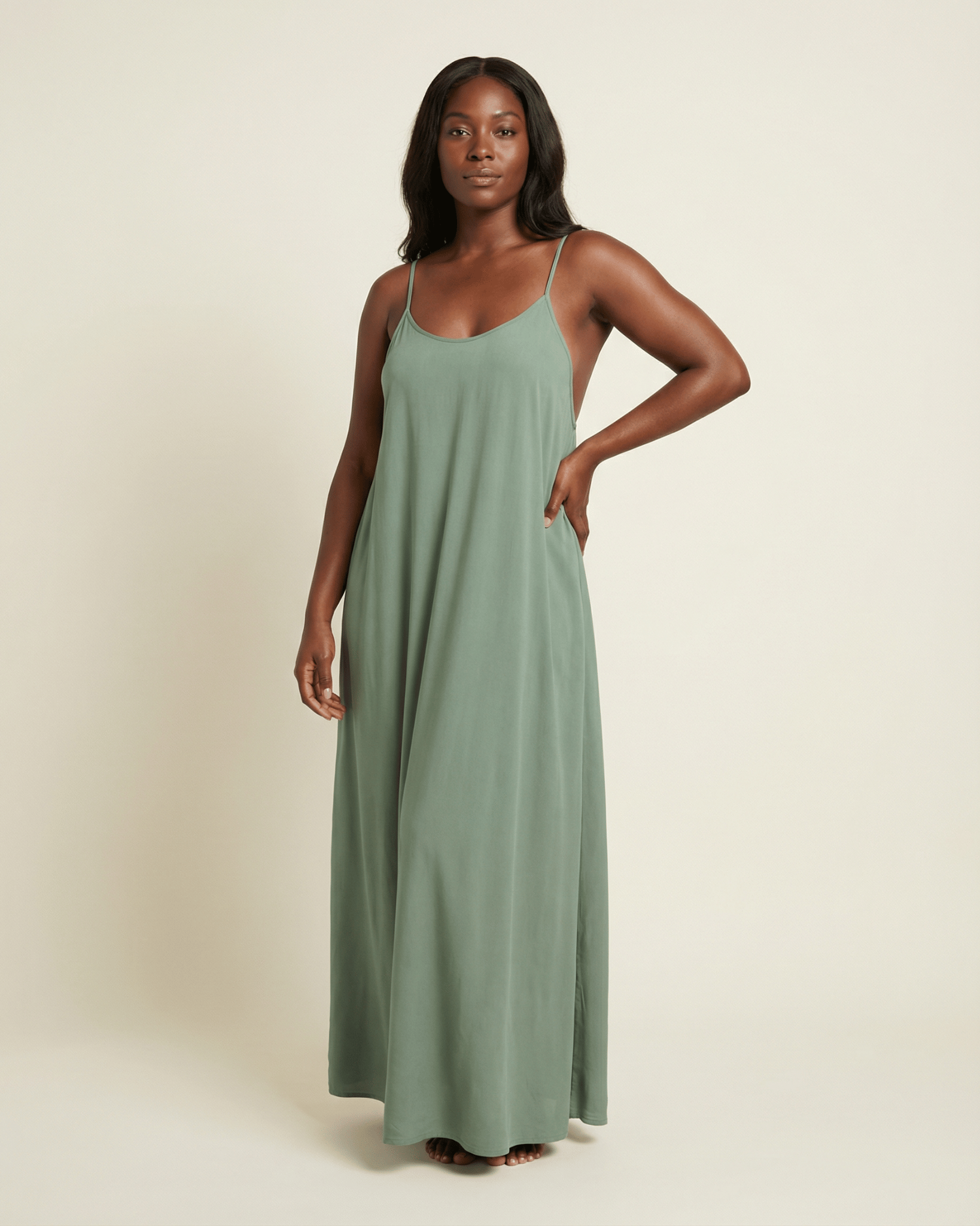 Backless Maxi Cami Dress