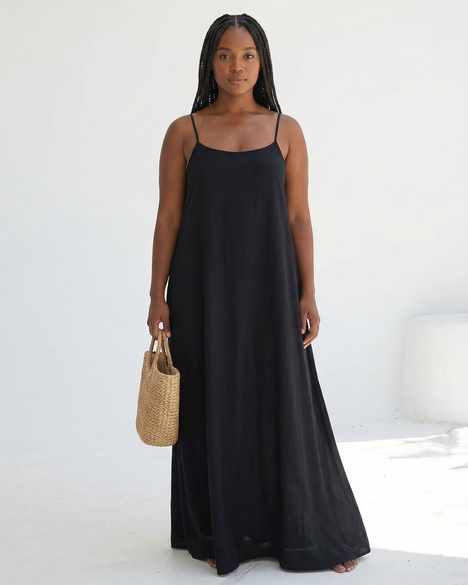 Backless Maxi Cami Dress