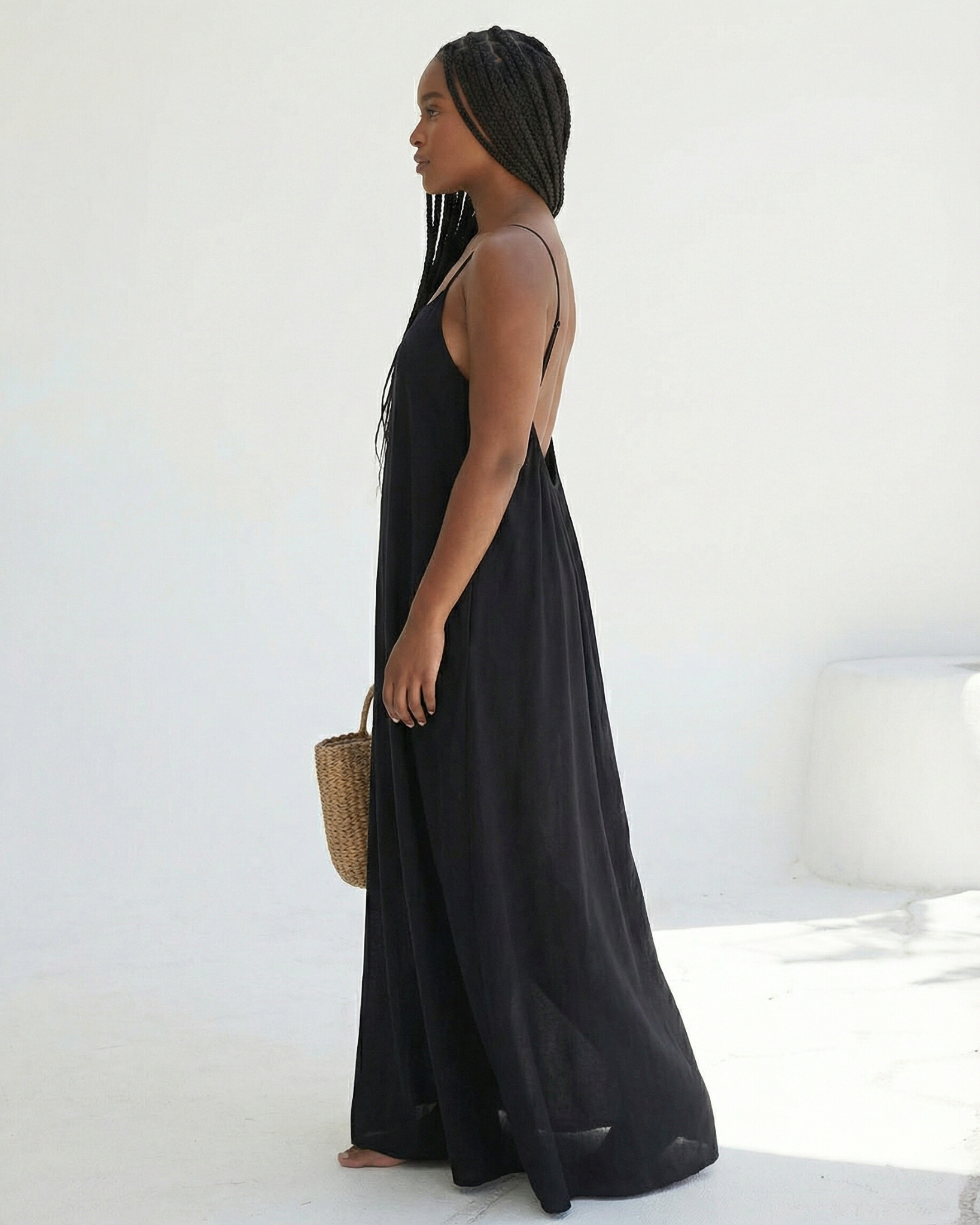 Backless Maxi Cami Dress