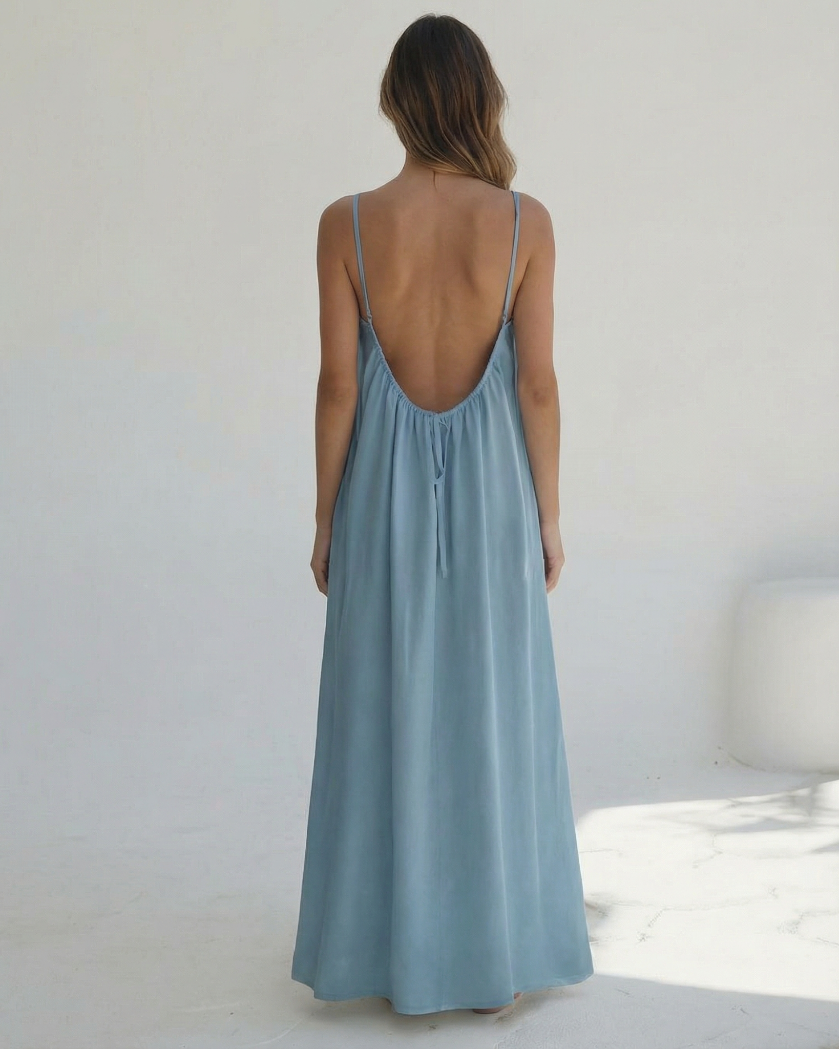Backless Maxi Cami Dress