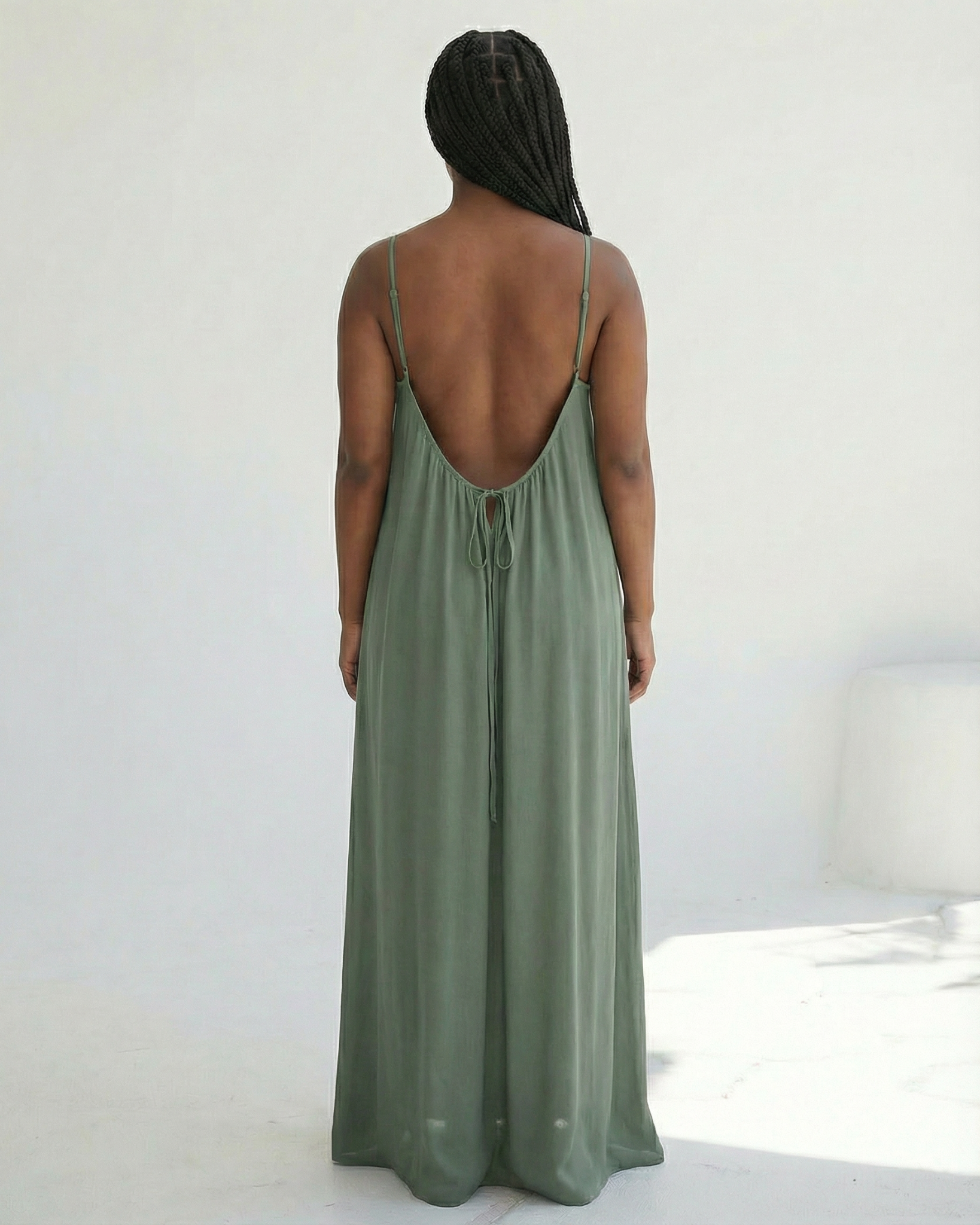 Backless Maxi Cami Dress