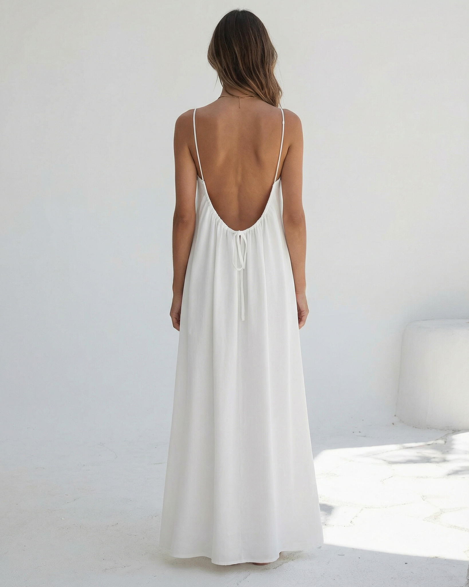 Backless Maxi Cami Dress