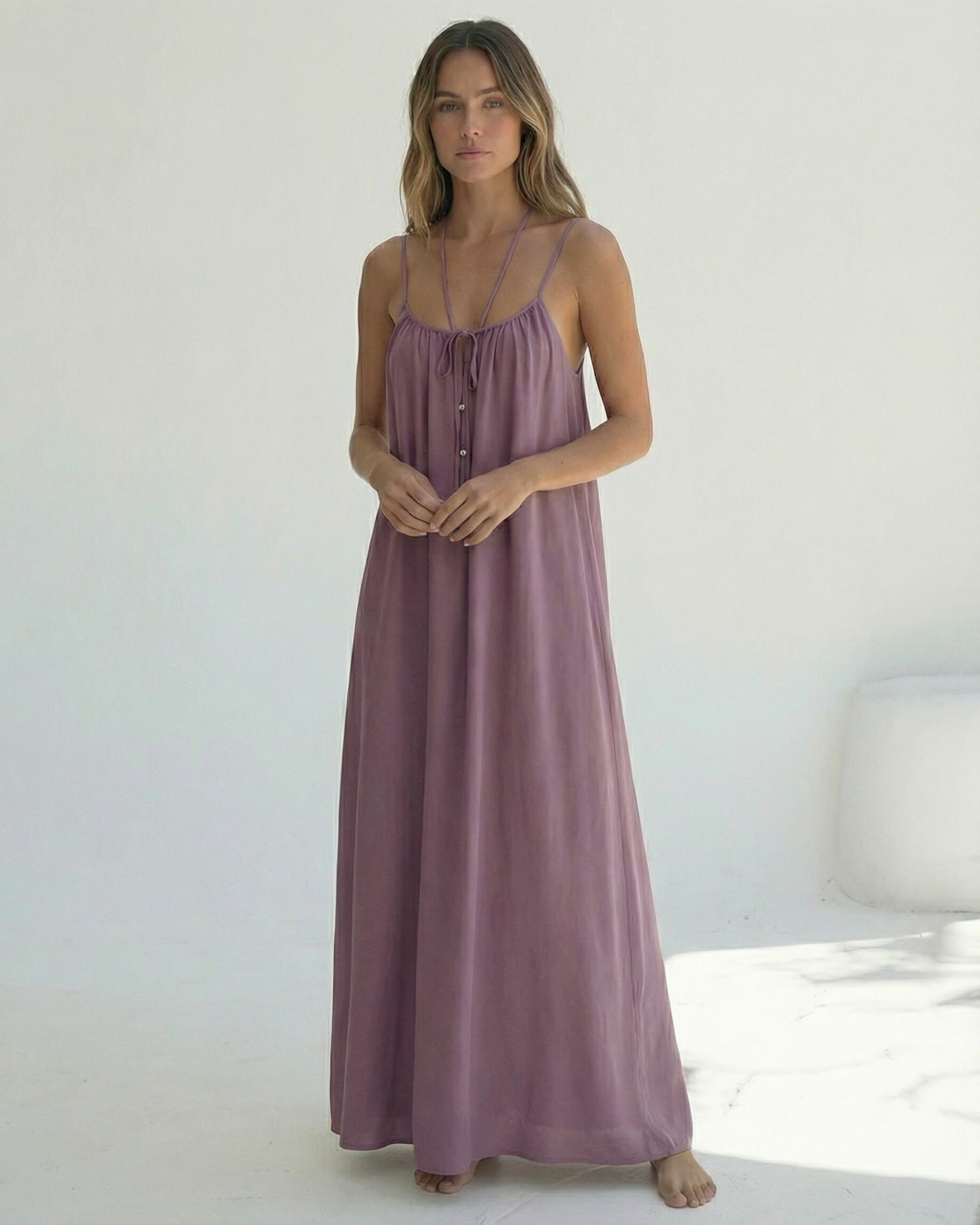 Backless Maxi Cami Dress