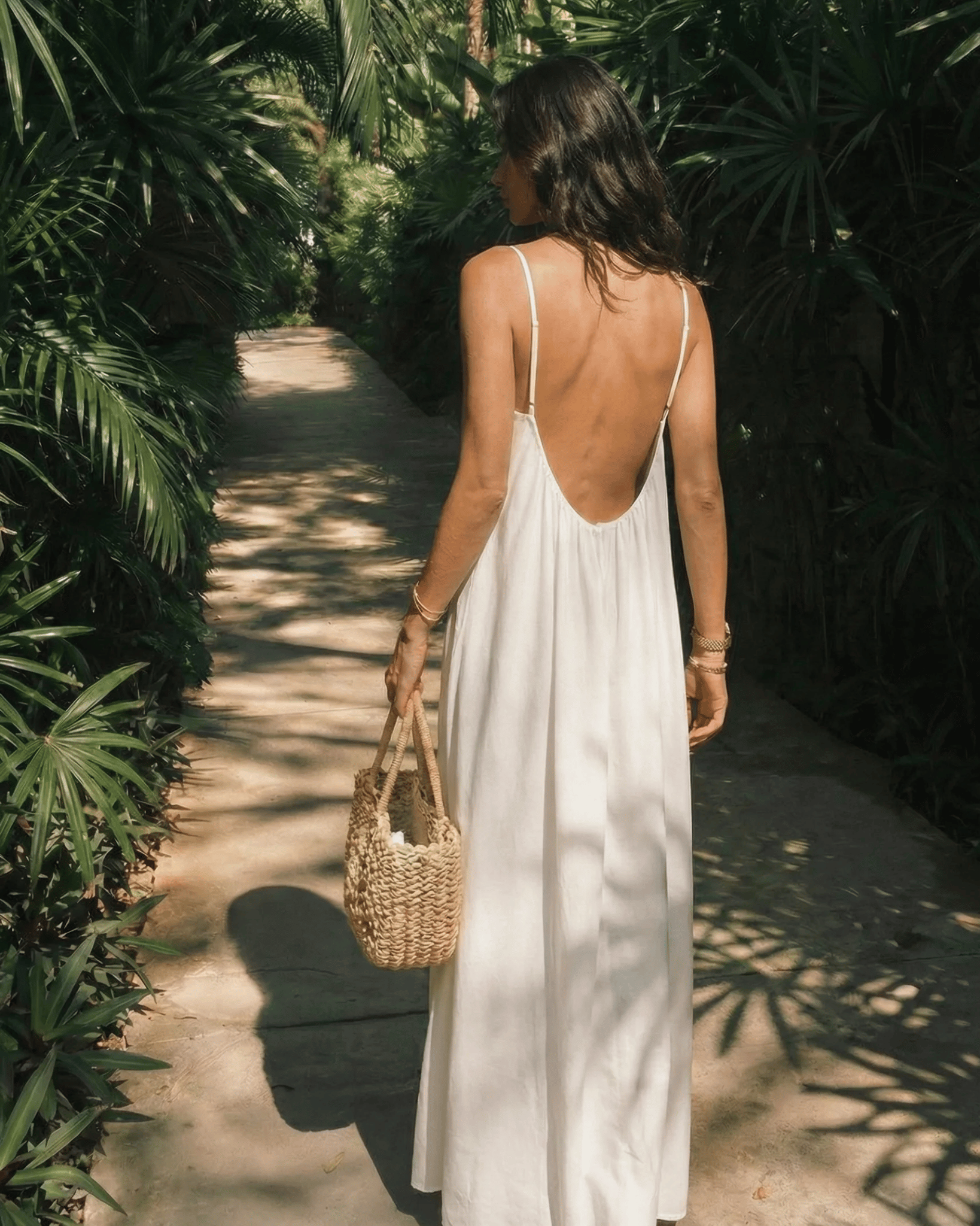 Backless Maxi Cami Dress