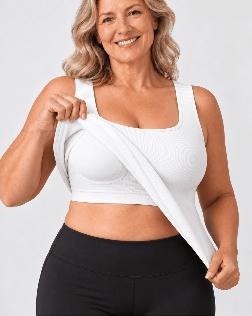 Wireless Built-In Bra Smoothing Tank Top