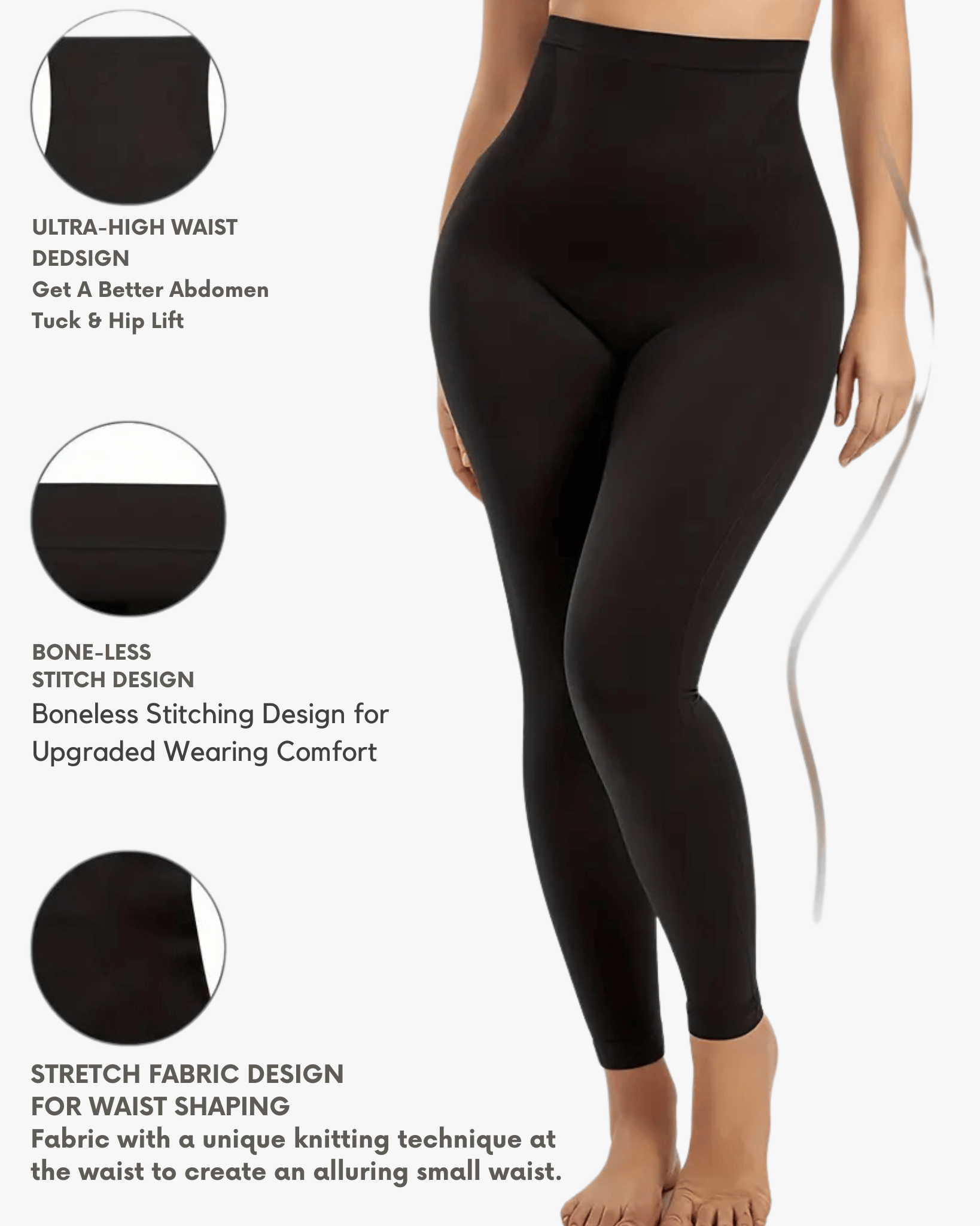 High-Waisted Shaping Legging Non See Through