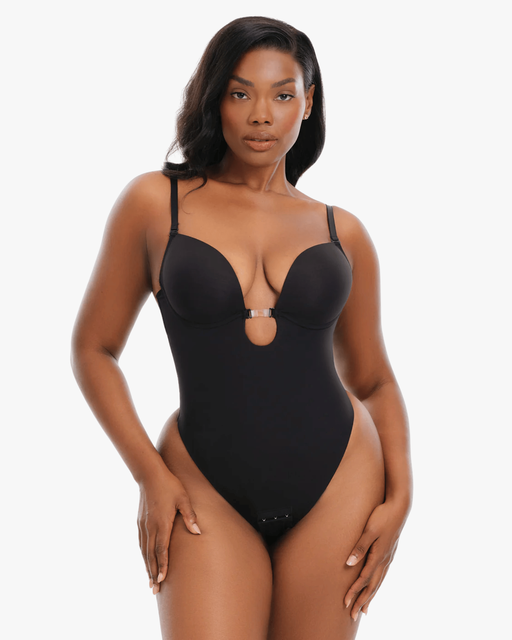 Seamline™ - Backless Plunge Smoothing Bodysuit