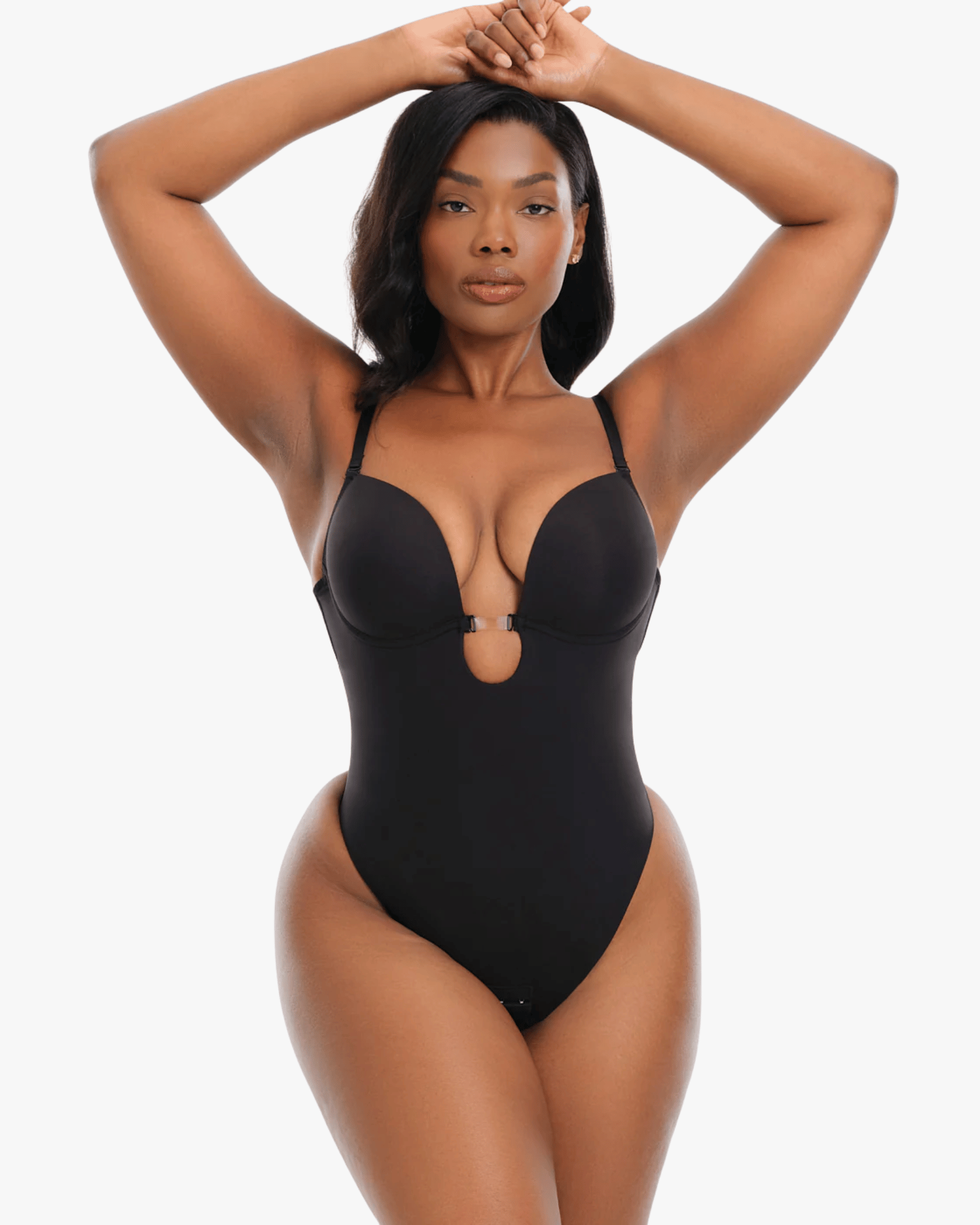 Seamline™ - Backless Plunge Smoothing Bodysuit