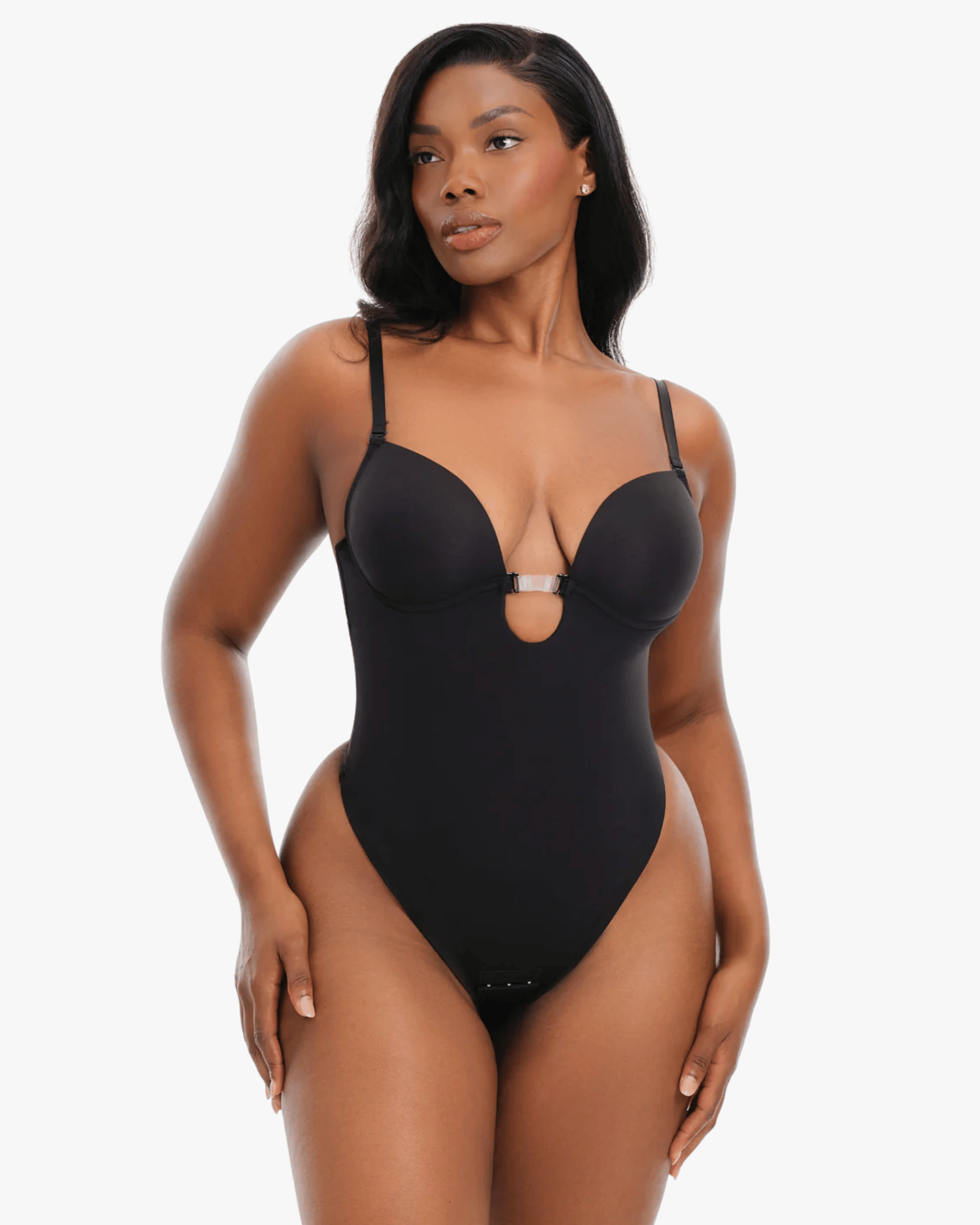 Seamline™ - Backless Plunge Smoothing Bodysuit