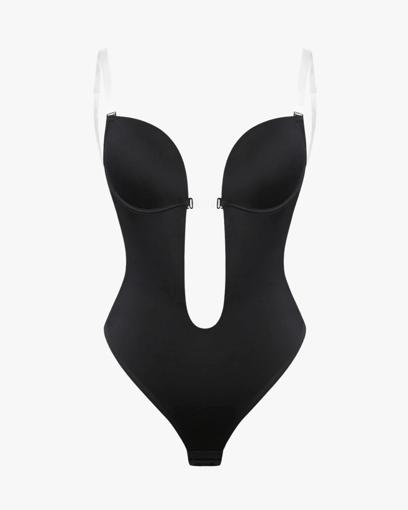 Black swimsuit on a white background