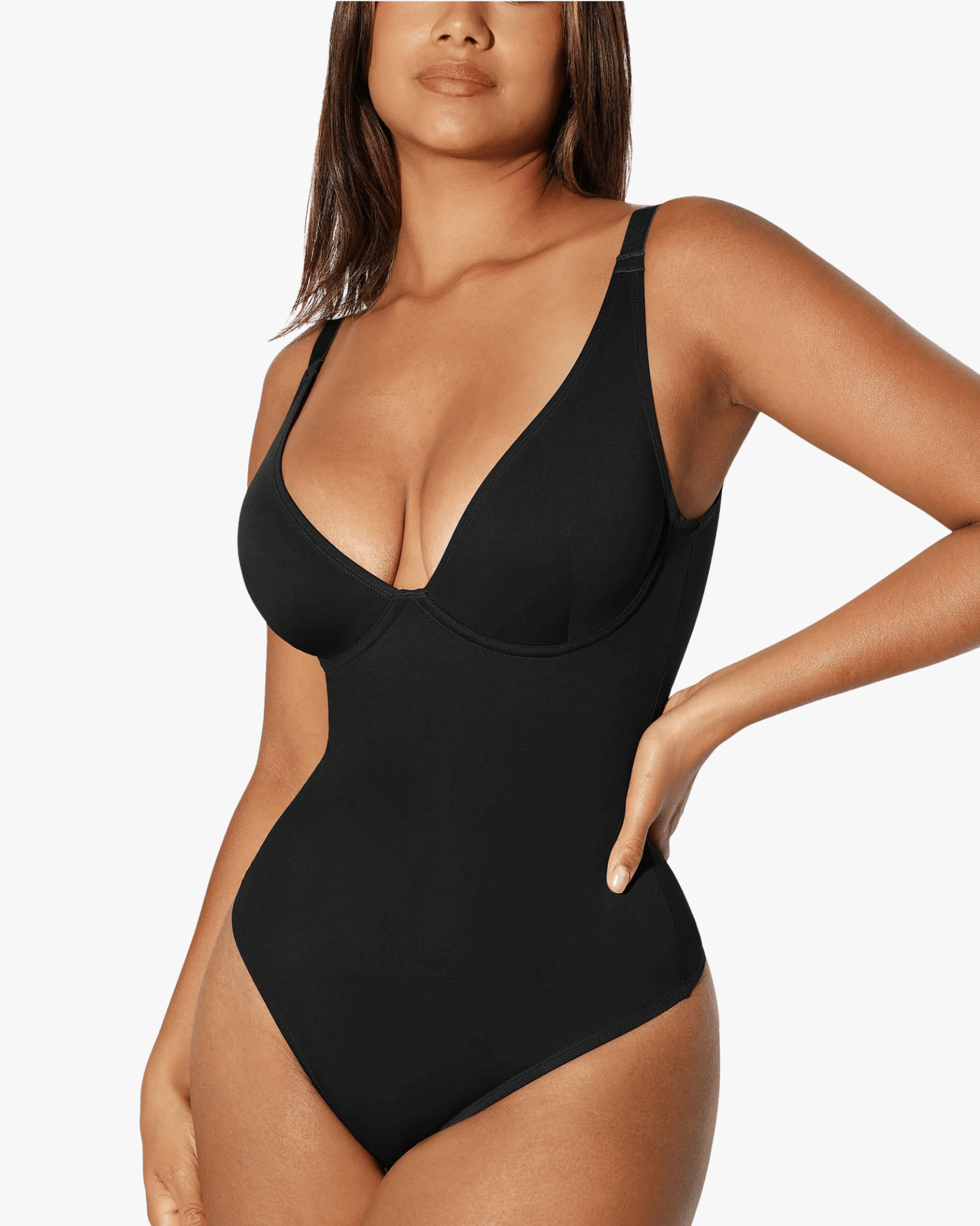 Seamline™ - Deep V Thong Bodysuit
