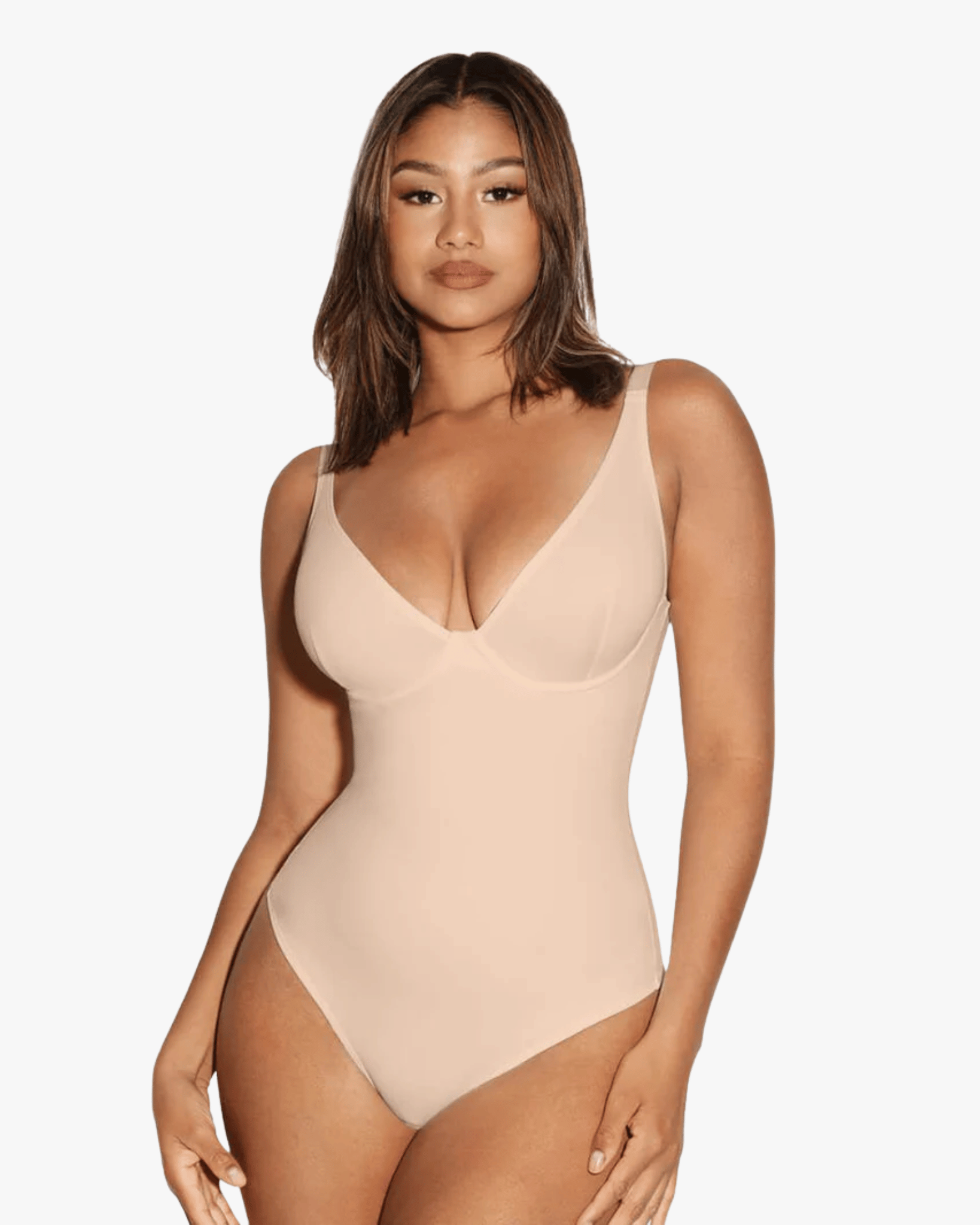 Seamline™ - Deep V Thong Bodysuit