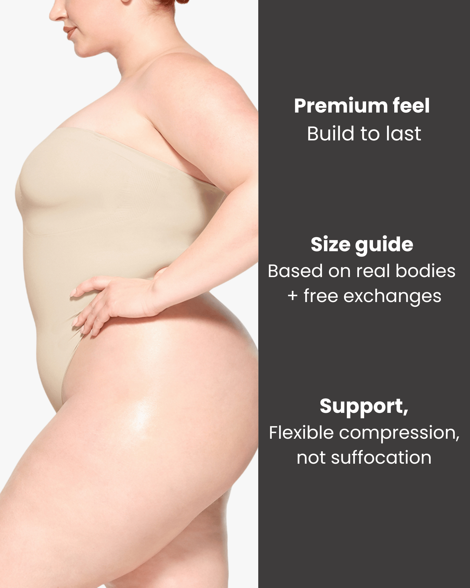 Seamline™ - Strapless Smooth Thong Bodysuit