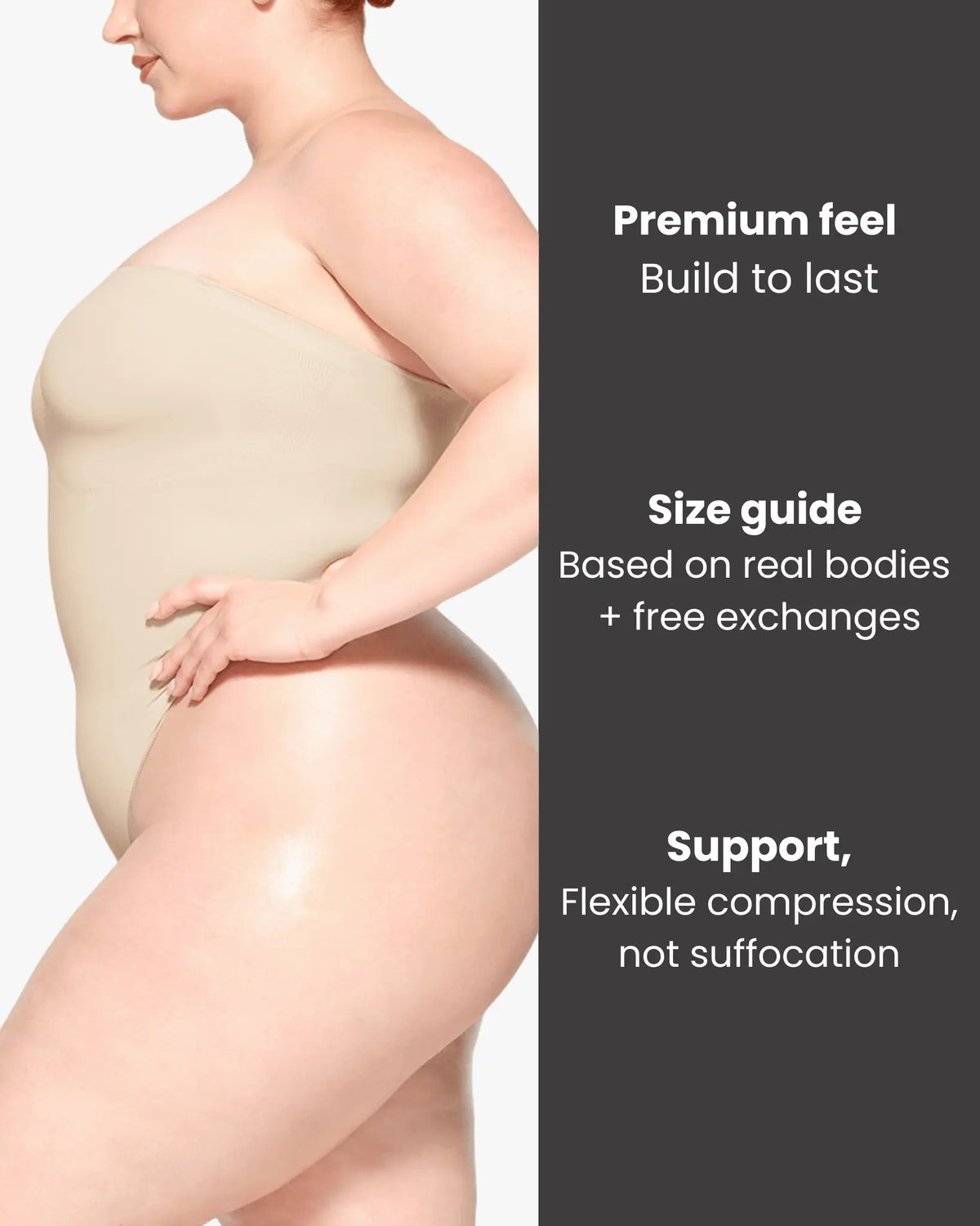 Seamline™ - Strapless Smooth Thong Bodysuit My Store