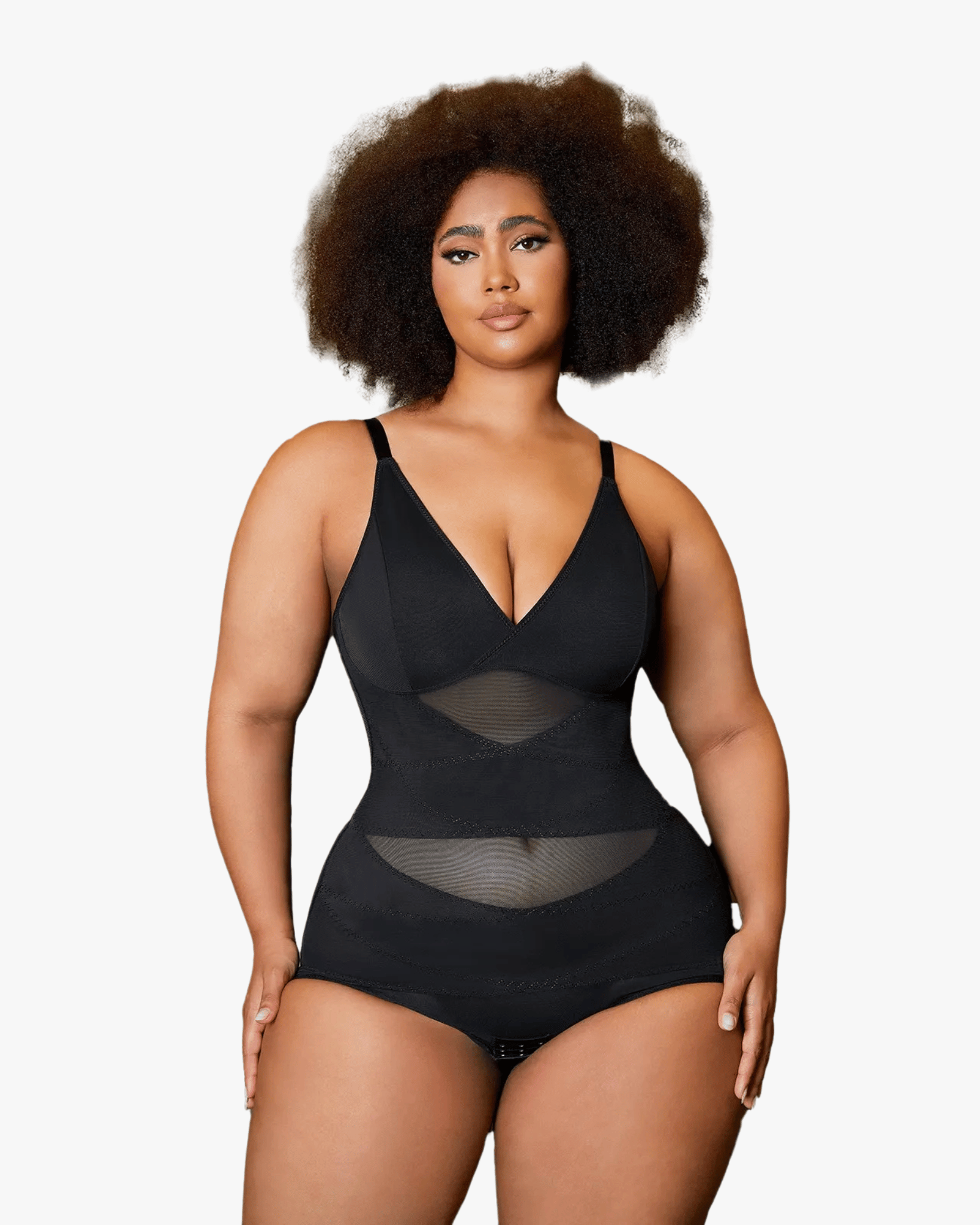 Seamline™ - Deep V Cross Compression Bodysuit