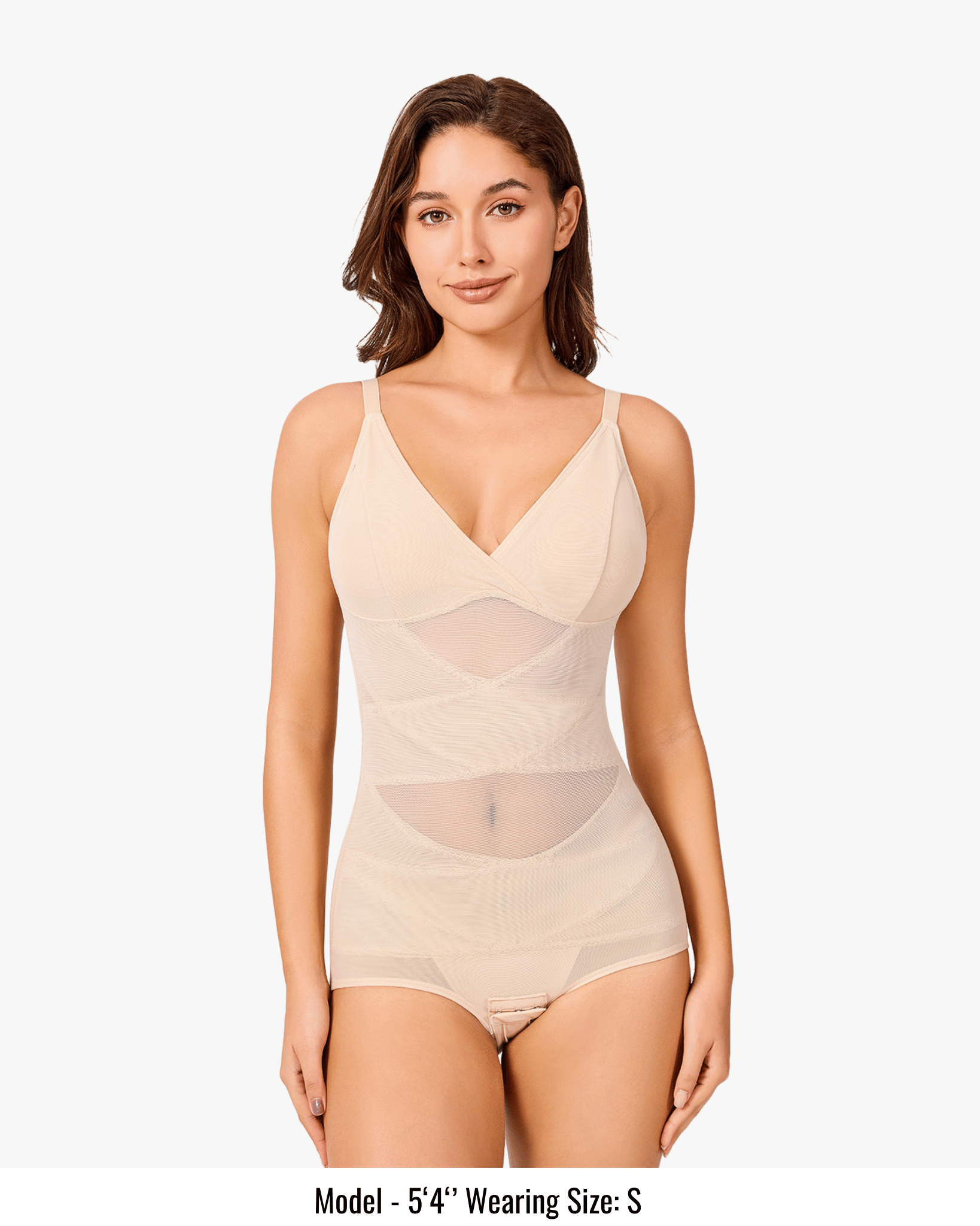Seamline™ - Deep V Cross Compression Bodysuit