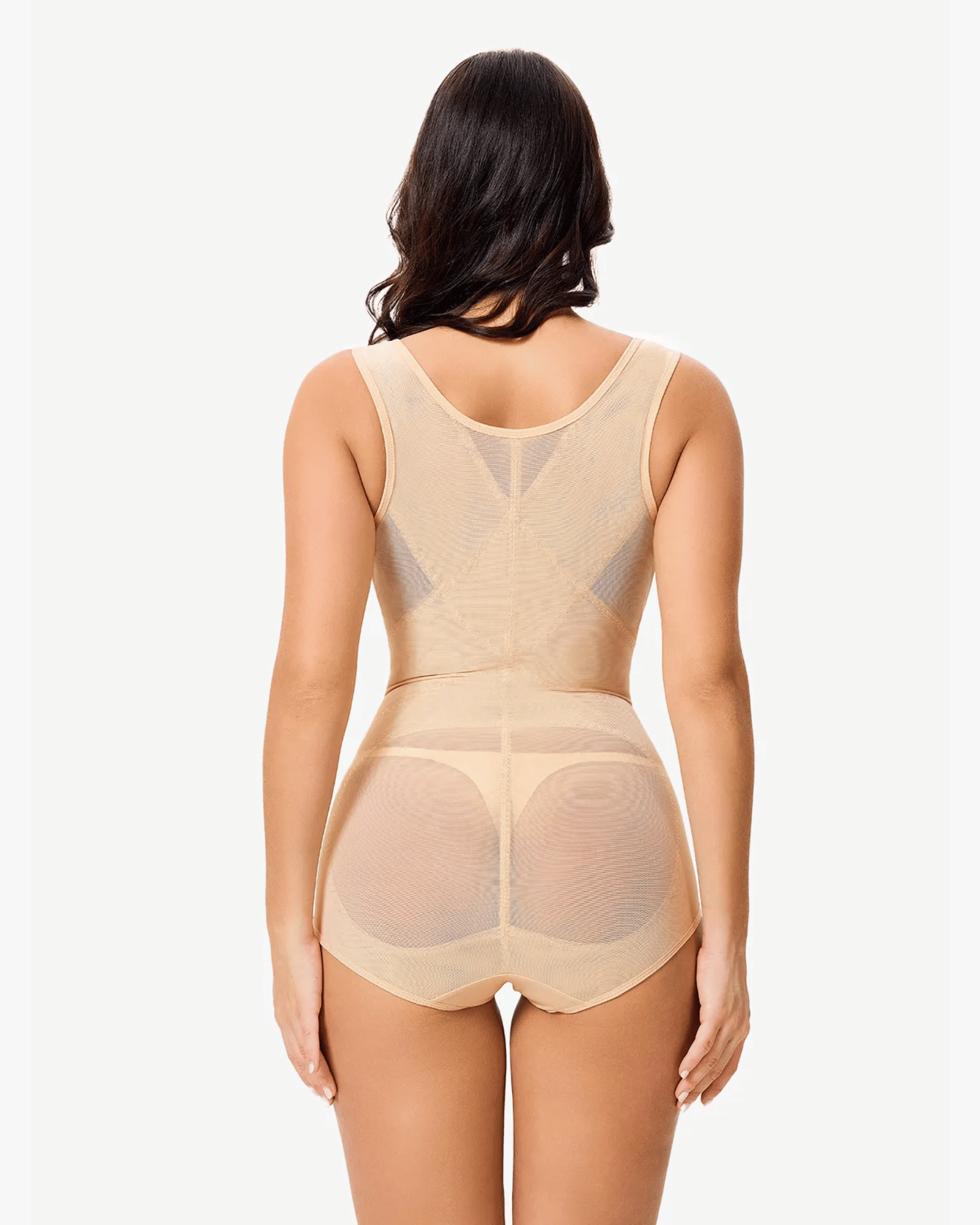 Seamline™ - Open Bust Cross Compression Bodysuit