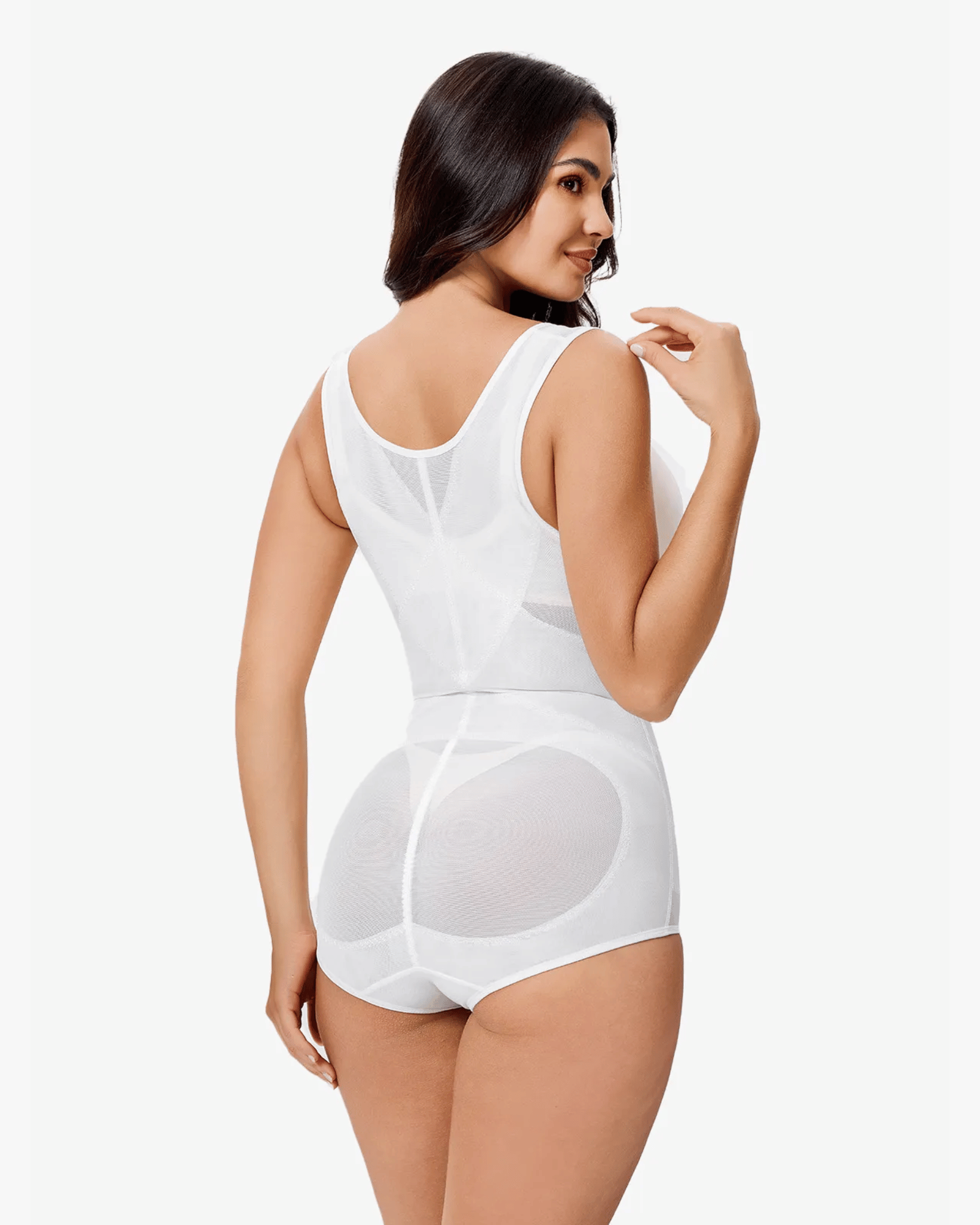 Seamline™ - Open Bust Cross Compression Bodysuit
