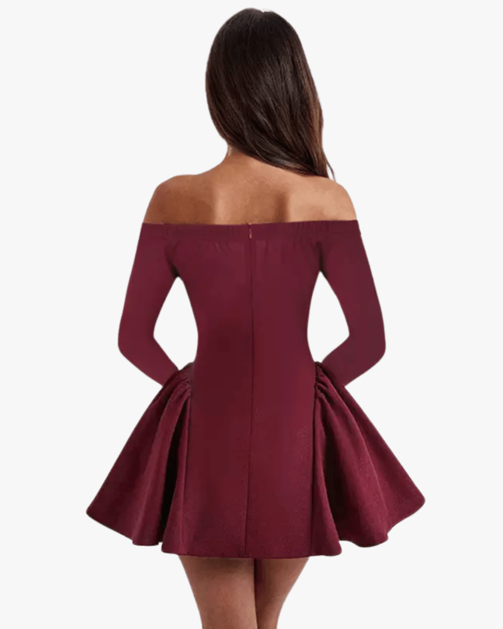 Soft Stretch Long Sleeve Mini Dress (40% OFF)