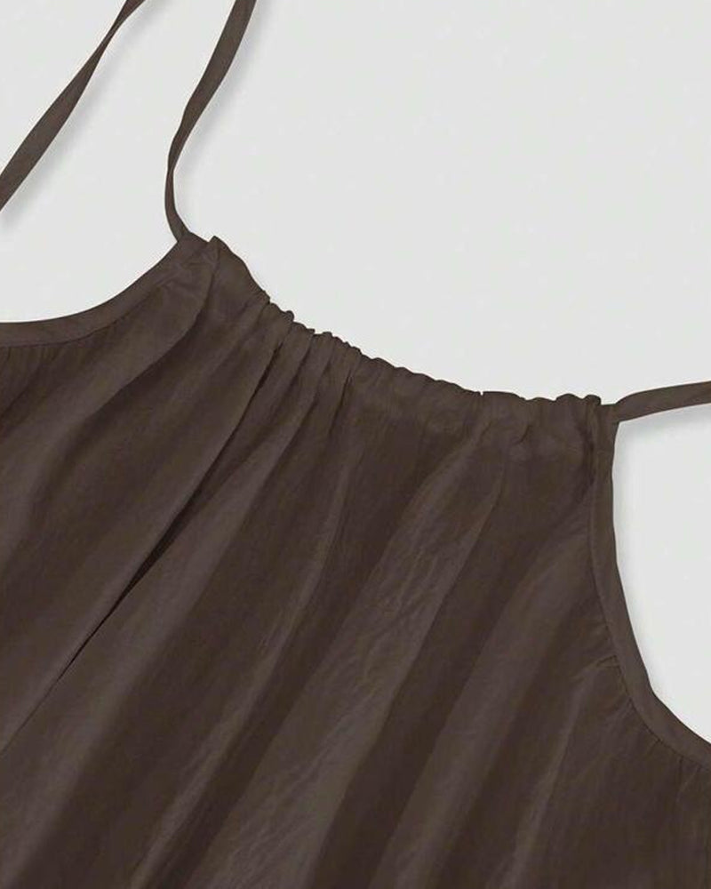 Backless Maxi Cami Dress