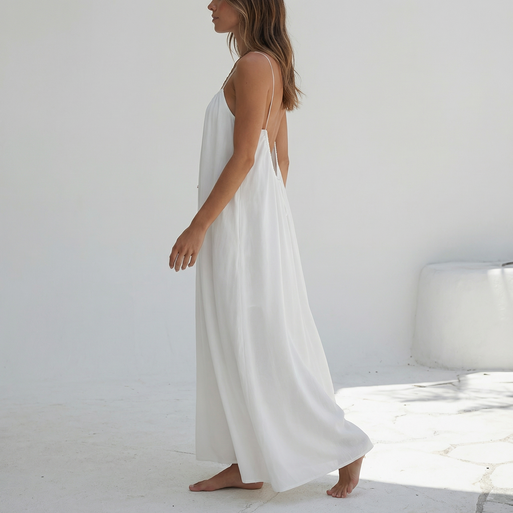 Backless Maxi Cami Dress